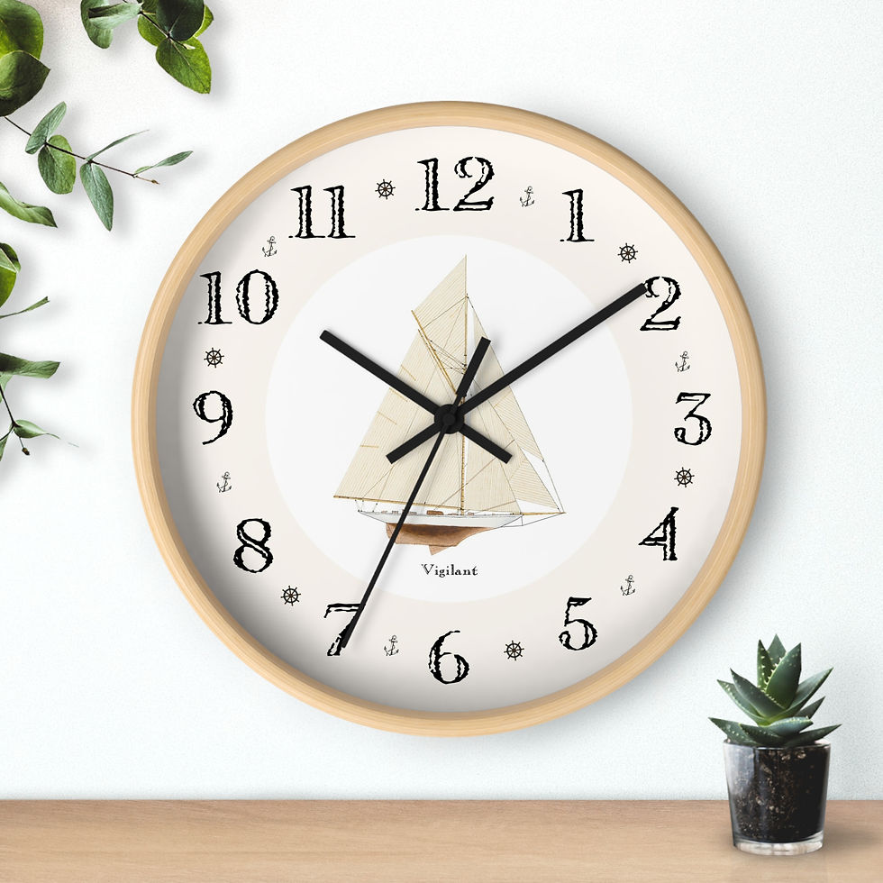 Thumbnail: Vigilant America’s Cup historic nautical clock