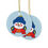 Thumbnail: Smiling snowman in red sweater and blue winter hat ornament
