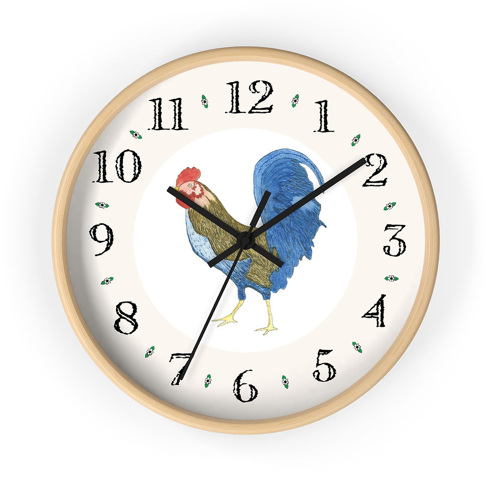 Thumbnail: Gabriel Rooster vibrant heirloom designer clock