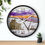 Thumbnail: Shades Of Winter Roman Numeral Clock