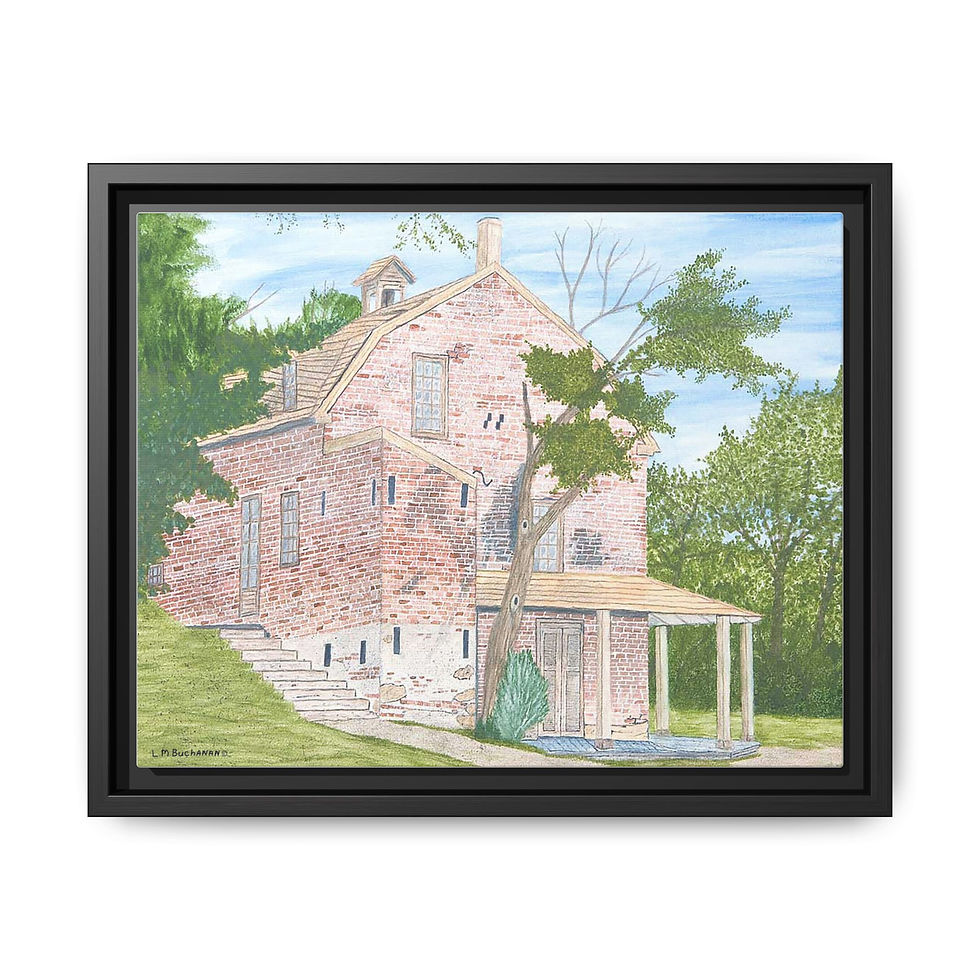 Village General Store framed wall art Batsto Village scene