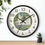 Thumbnail: Country Garden Heirloom Clock with wooden frame