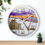 Thumbnail: Shades Of Winter Roman Numeral Clock