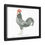 Thumbnail: Adam Rooster wall art in rustic frame with vivid colors