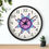 Thumbnail: Star of Bethlehem quilt design heirloom clock