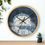 Thumbnail: Night Watch Over The Bay Roman Numeral Clock