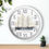 Thumbnail: Clipper Flying Cloud Roman Numeral Clock