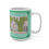 Thumbnail: Watercolor mill scene mug in green frame