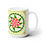 Thumbnail: Colorful folk art star mug in bright morning design