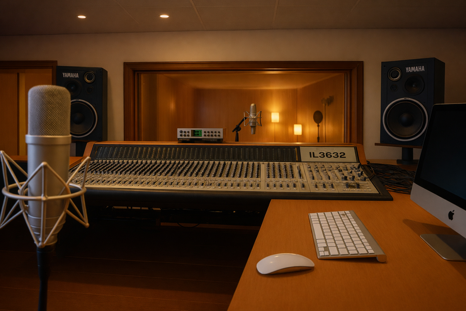Régie du studio d'enregistrement