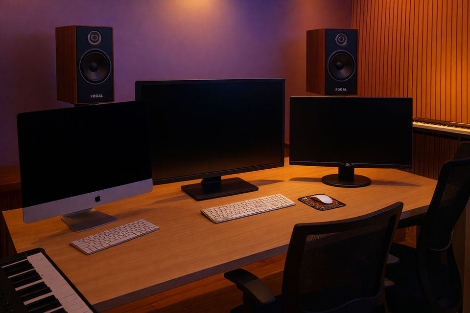 Régie du studio d'enregistrement