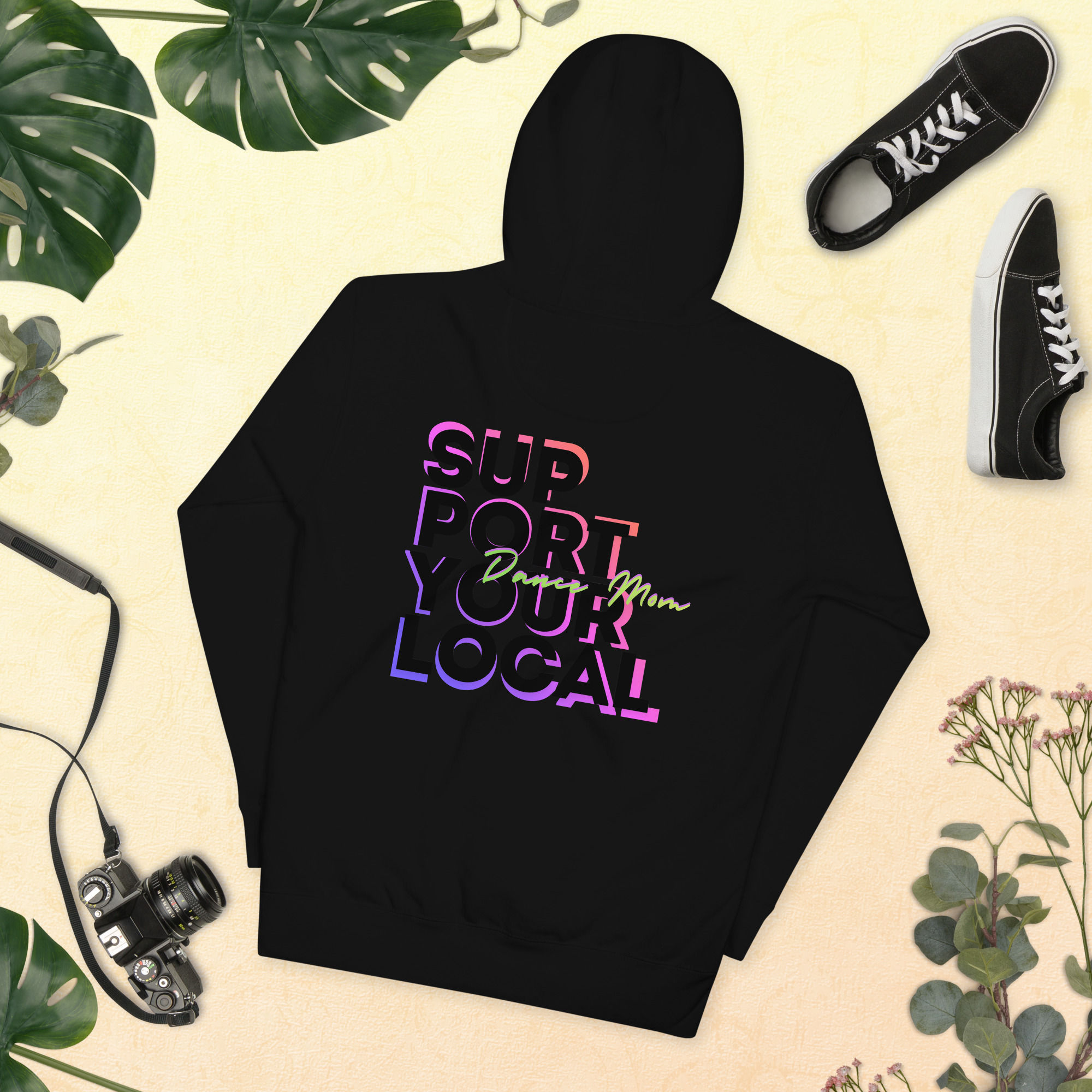 Support Local Purple- Unisex Hoodie