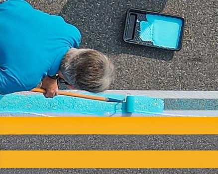 Paint the Center Line Teal - MInoa, NY
