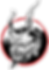Leonharder Bergteufel Logo, Perchtenkopf abstrakt gezeichnet in einem kreisrunden Platzhalter