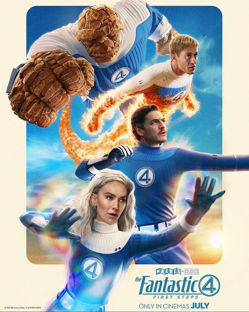 affiche les 4 fantastiques premiers pas 2025