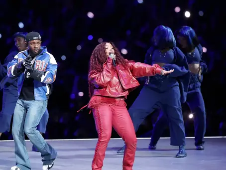 Kendrick lamar et SZA sur scène