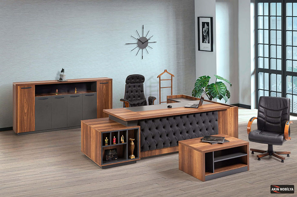 kral masa takımı, ofis mobilyaları izmir, makam oda takımı, ofis masası, ofis mobilya takımı,  modern ofis mobilyaları
