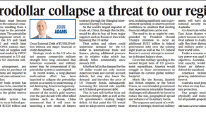 Petrodollar Collapse a Threat to our Region - Daily Telegraph