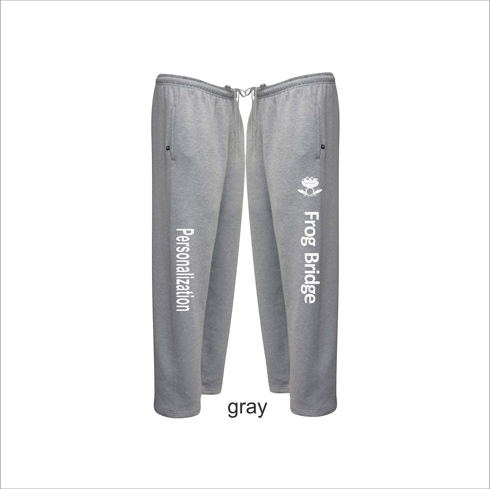 Thumbnail: Athletic Gray sweatpants with personalization