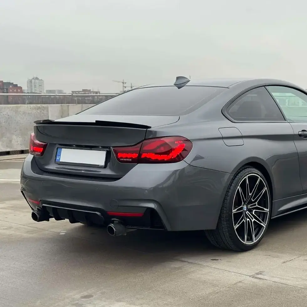 Thumbnail: M4-style Trunk Spoiler for BMW F32 coupe, glossy black