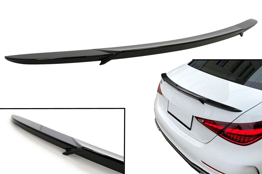 Spoiler for Mercedes C-Class W206 Limousine (2021-Up) Piano Black