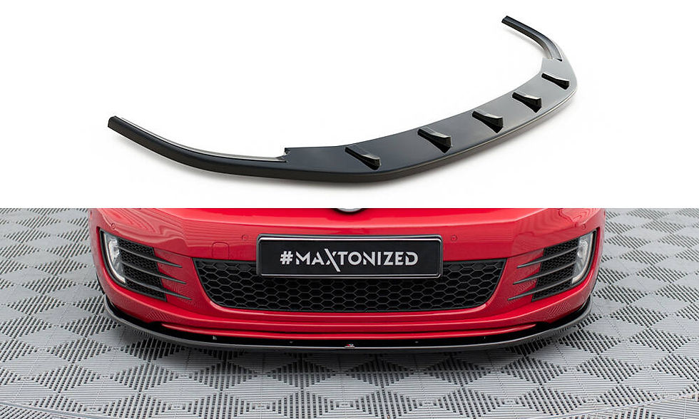 Thumbnail: FRONT SPLITTER VER.2 VW GOLF VI GTI (Maxton Design)