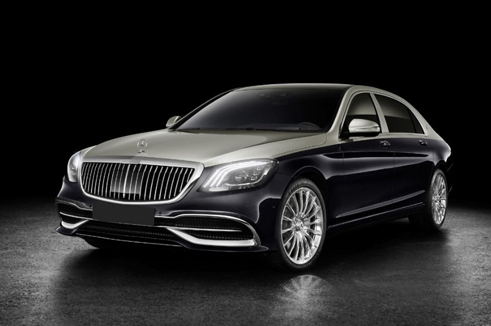 Thumbnail: Front Grille For S-Class W222 X222 (2014-2020) Vertical Design Chrome