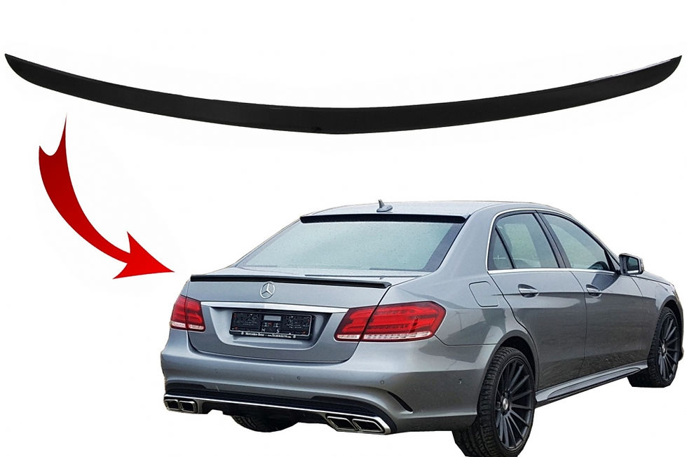 Thumbnail: Trunk Spoiler suitable for Mercedes E-Class W212 (2009-2016) Piano Black
