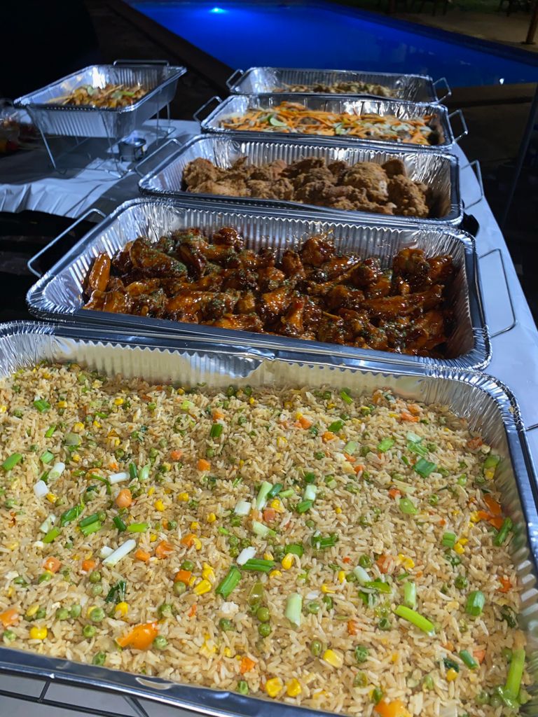 Arranged Food and Objects