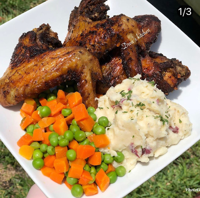 Arranged Food and Objects