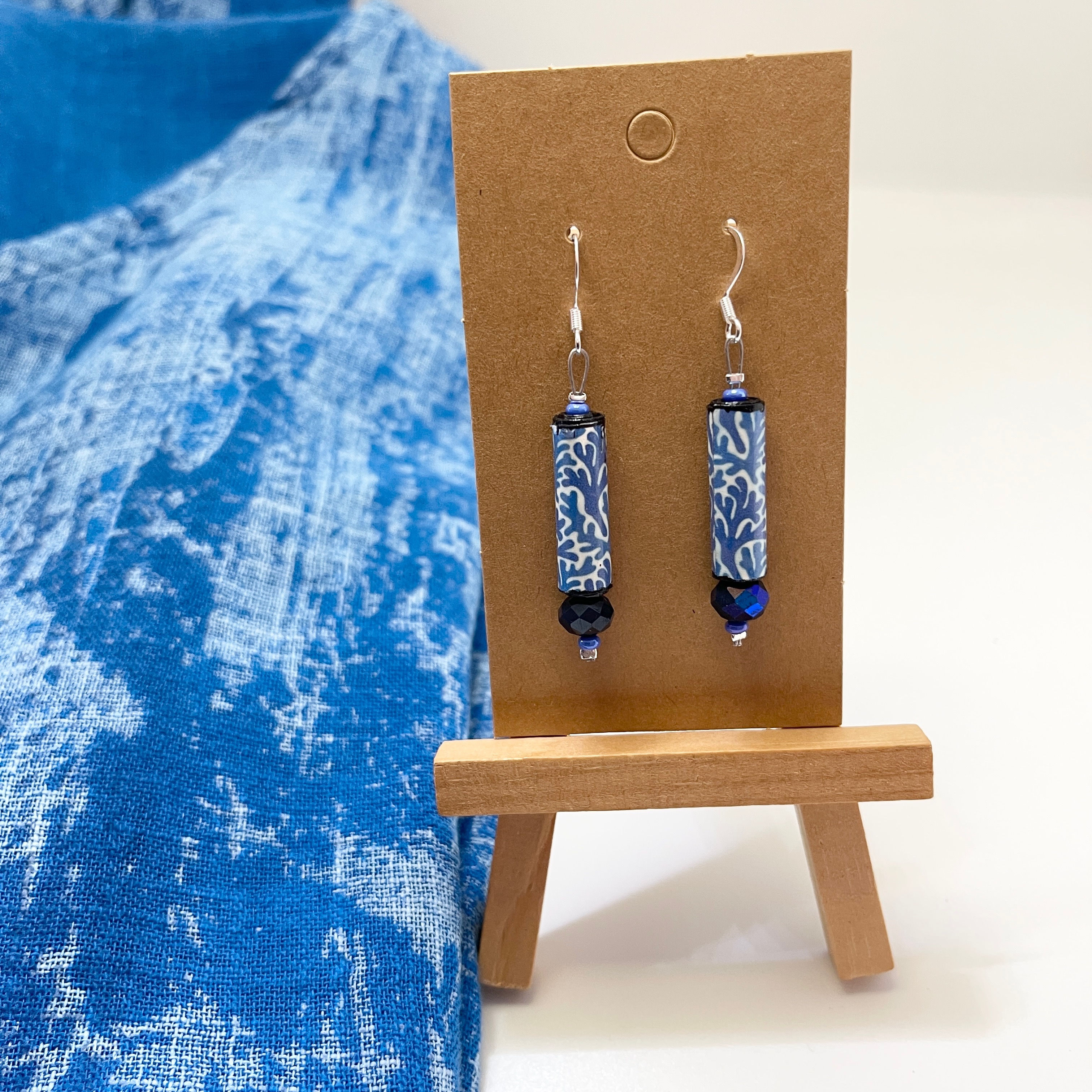 Boucles perles en papier