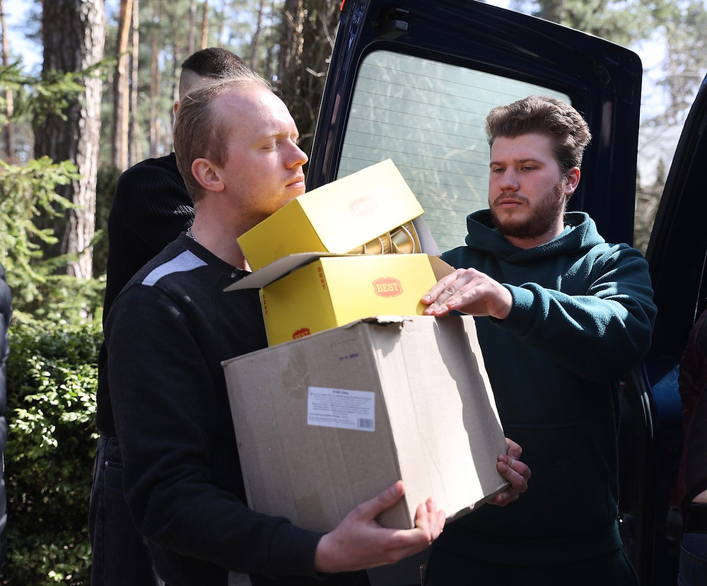 Aid arrives in Kyiv