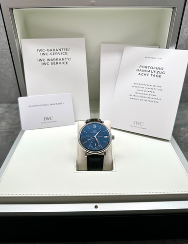 IWC Portofino Days Wempe Service FULLSET 2017 IW510106,  Stahl Uhr Juwelier Leo