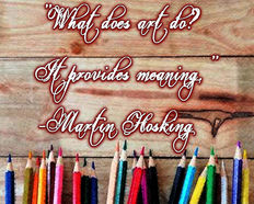 "What does art do? It provides meaning." -Martin Hosking. MeaningfulLinesArt.com