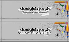 Meaningful Lines Art® (2024 Banner Update) - The previous 2019 Meaningful Lines Art® banner at the bottom and the updated 2024 banner at the top with the new brand tagline: "Imagination! Creation! Expression!"™ MeaningfulLinesArt.com