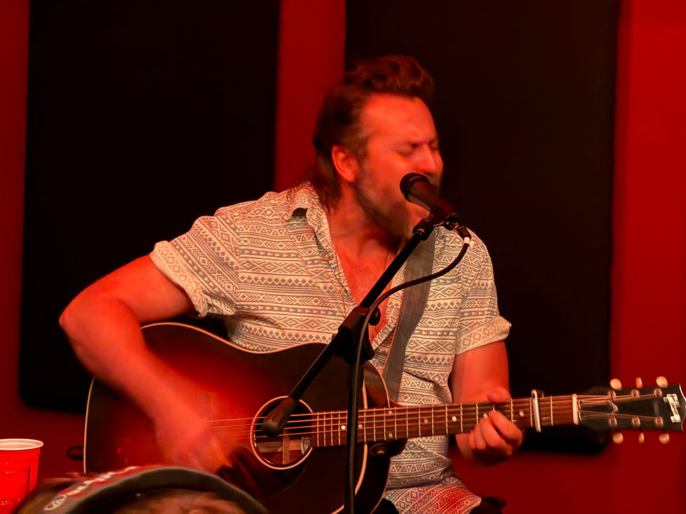 John Goolsby Performing at GFM Recording Studios