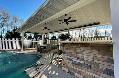 Remodel addition pool patio roof storage outdoor space