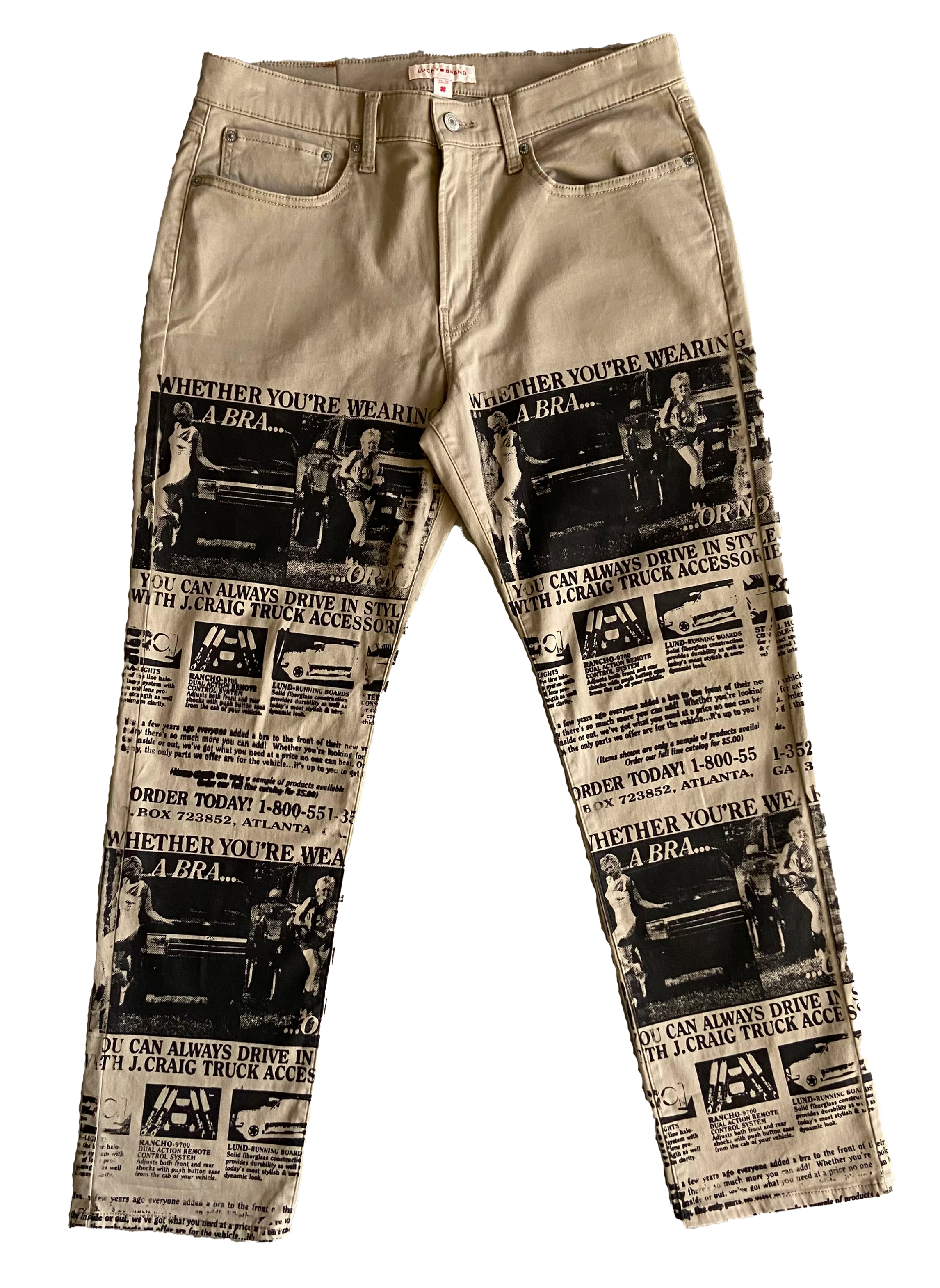 craig's lucky khakis sz 33x30