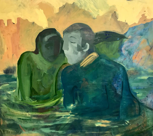 Sinking, 150 x 170 cm, oil on canvas, 20