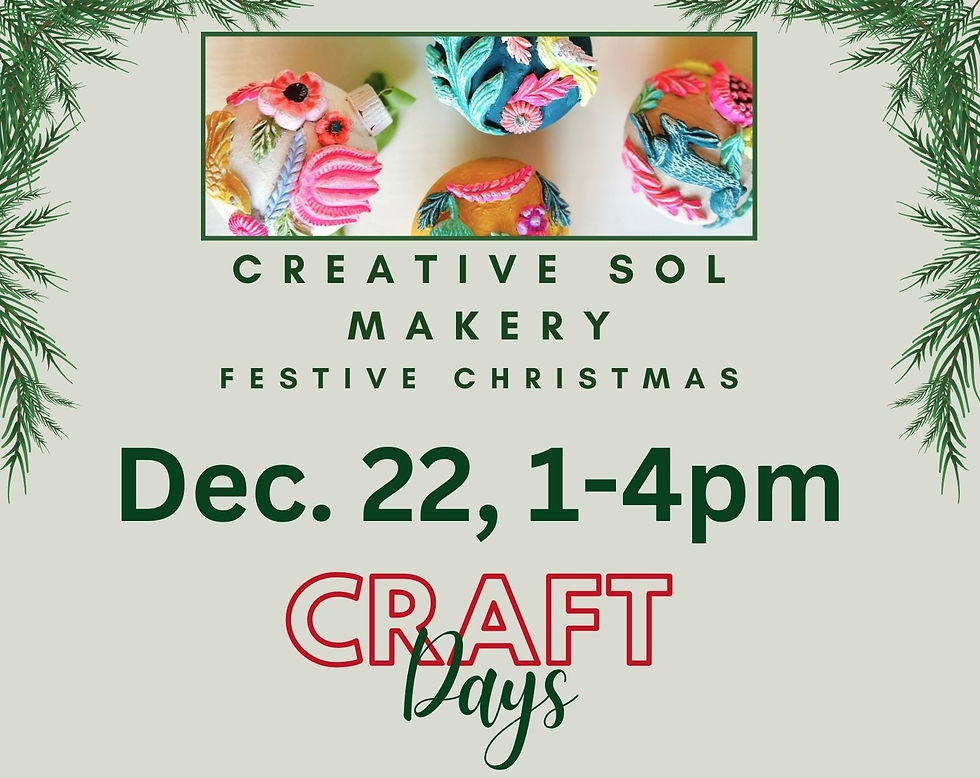 Christmas Craft Days-Dec. 22