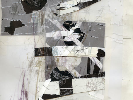 Tracing paper collages