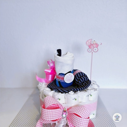 Мини торта од пелени (пингвинче) Дамбо