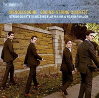 Image of CD by Escher String Quartet
MENDELSSOHN VOLUME 3
Felix Mendelssohn: String Quartets, Vol. 3 – Nos. 5 and 6
BIS (2016)