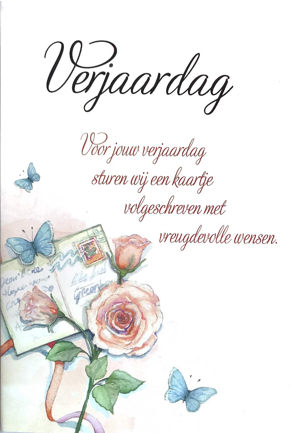 Luxe kaart met tekst 