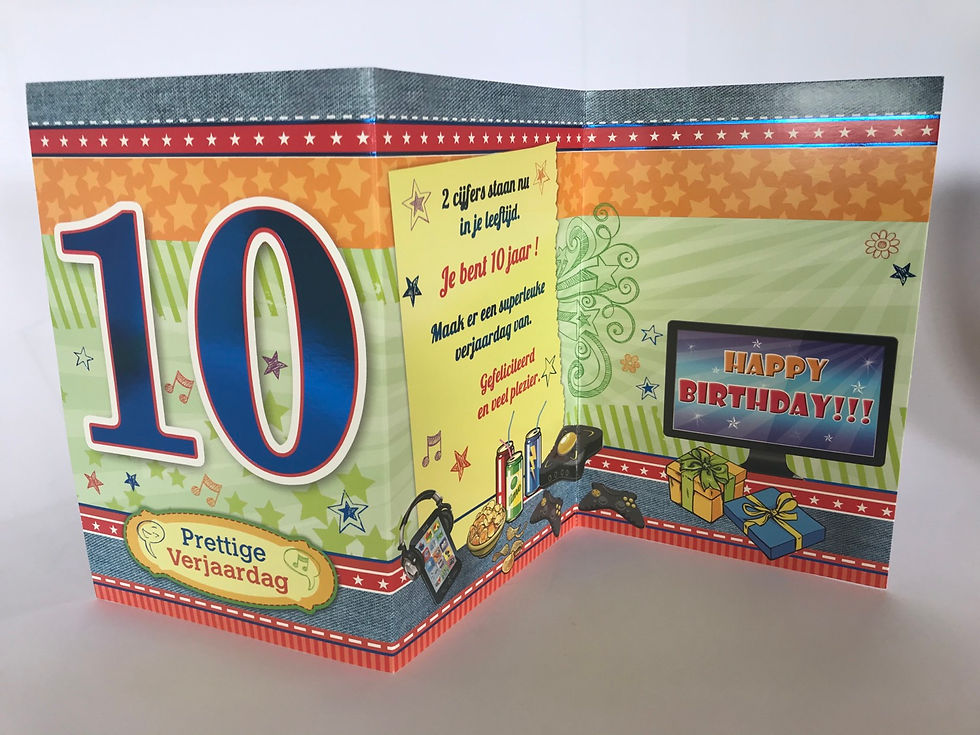 Leeftijden  10 jaar 