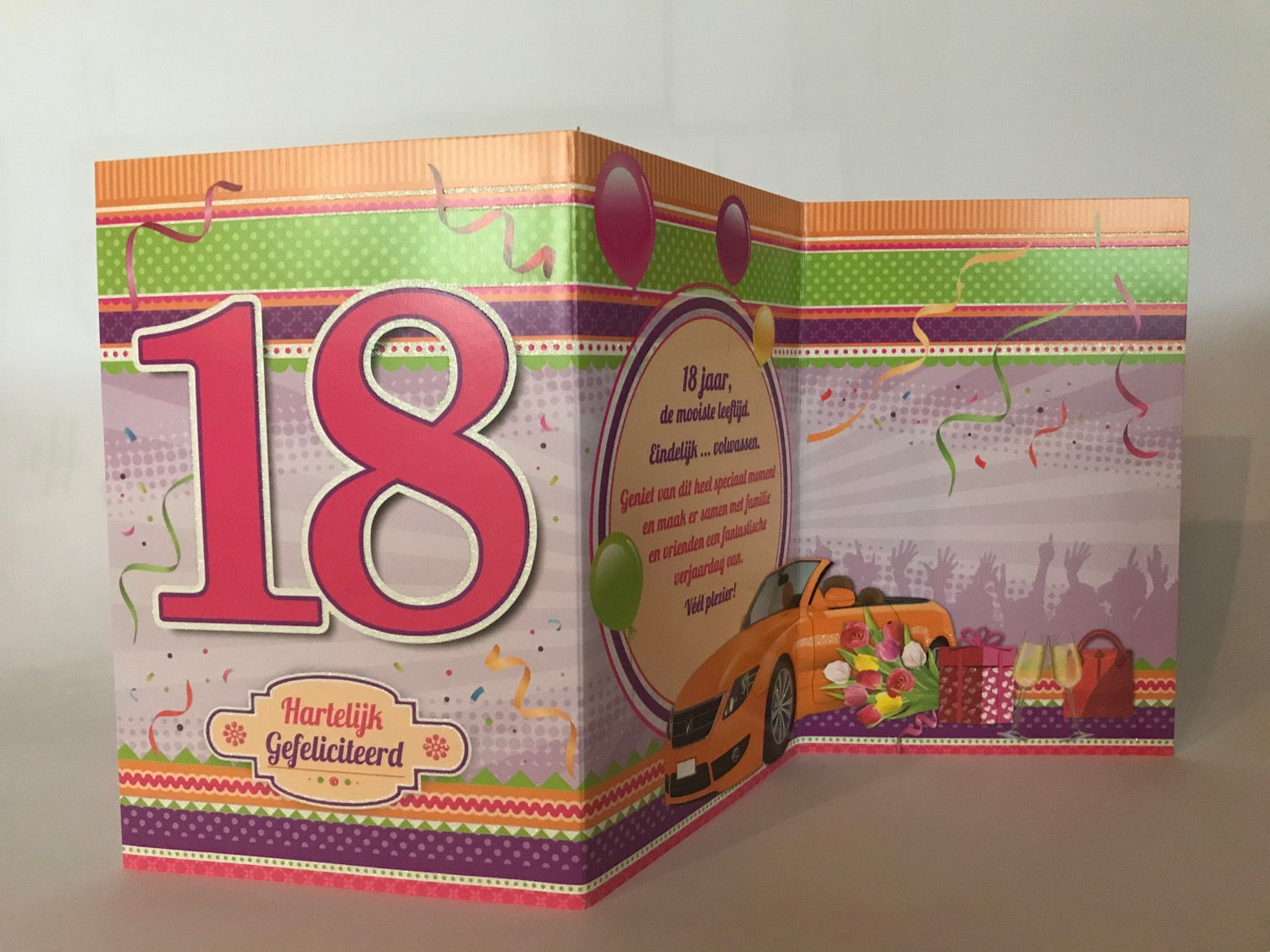 Leeftijdskaart 18 jaar 