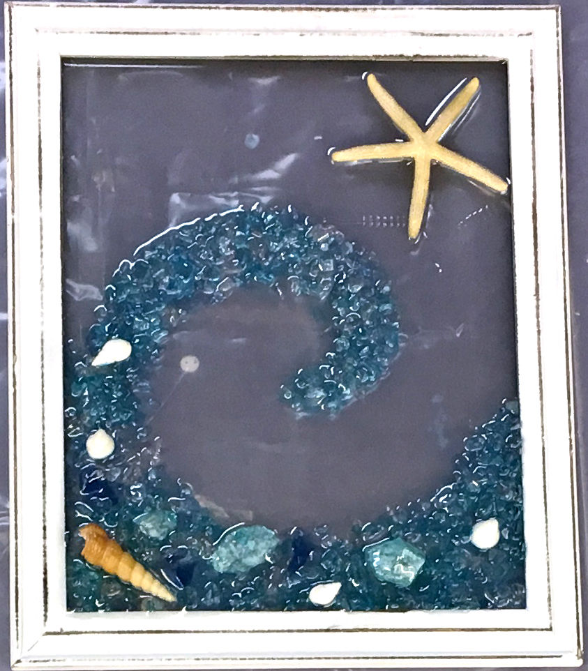 Thumbnail: Sea Glass and Resin Frame
