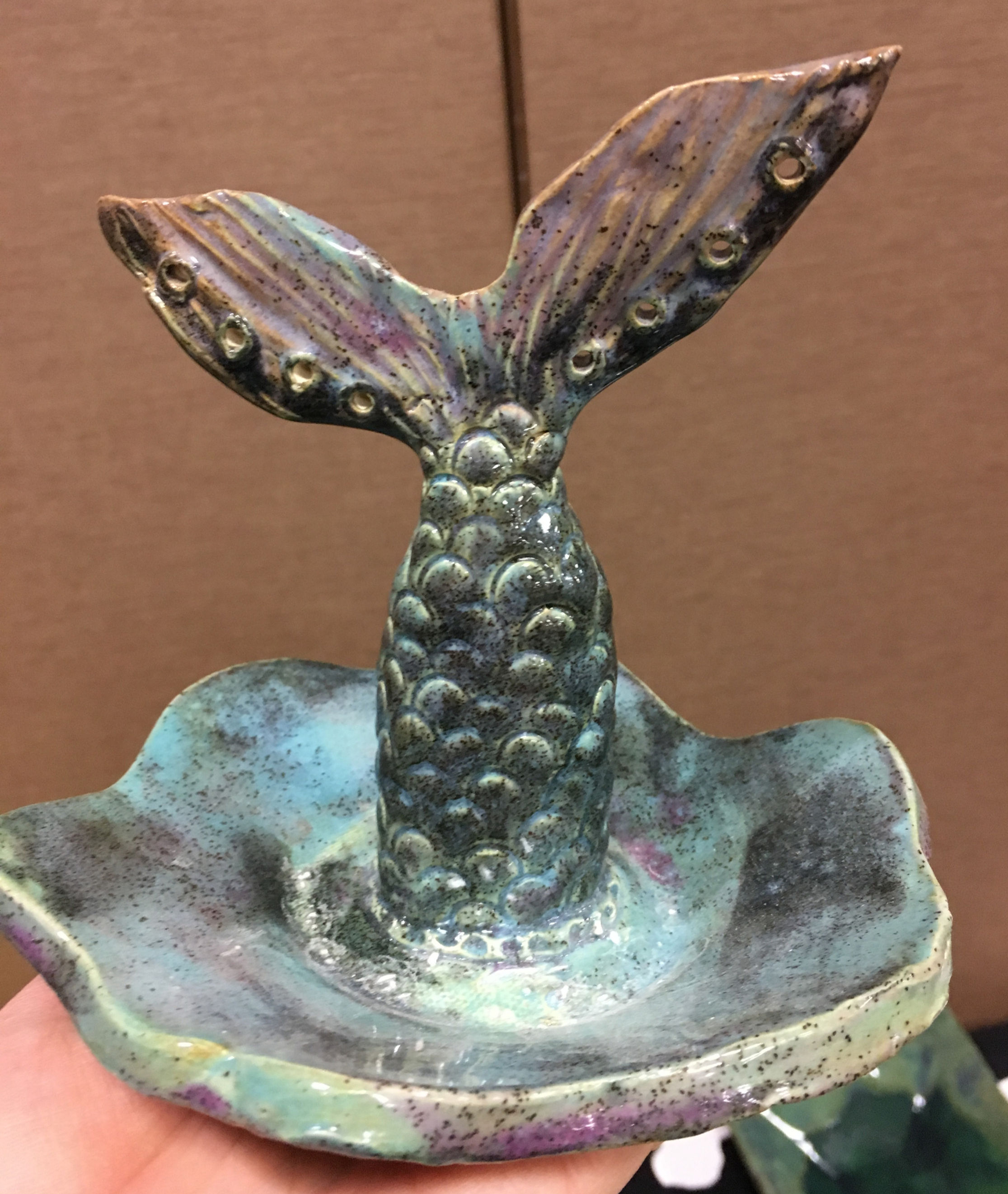 Mermaid Jewelry holder Air Dry Clay