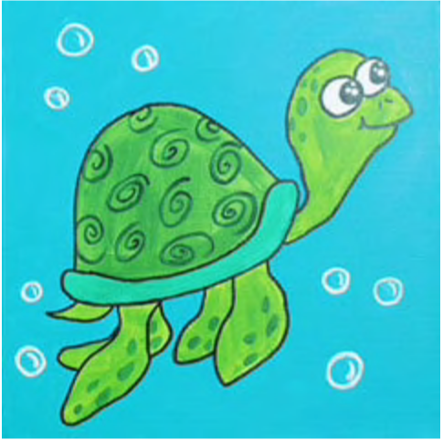 Sea Turtle Canvas