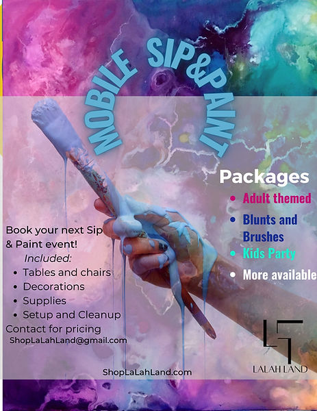 sip and paint packages available
